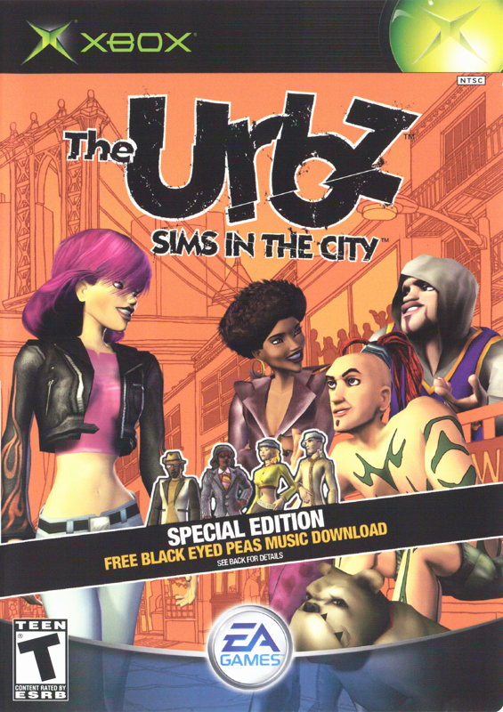 The Urbz Sims in the City box art for Xbox